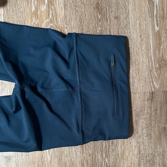 Navy Blue Reflective Leggings - Picture 3 of 7